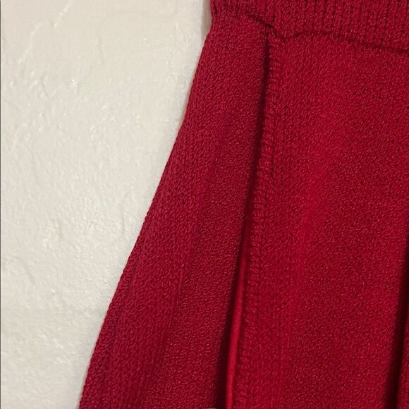 Vintage St. John Collection Marie Gray Santana Red Pockets Pants Luxury - Picture 8 of 11